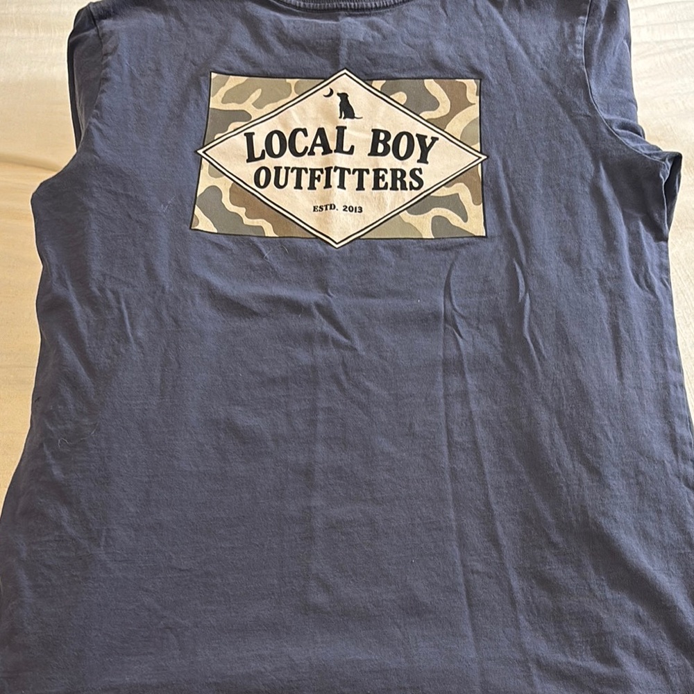 Local Boy Outfitters Boys Navy Graphic Tee